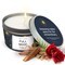 MAGNIFICENT 101 Full Moon Candle Aromatherapy Tin - 6 Oz Rose - Natural Soy Wax - Sage, Frankincense & Sandalwood - 35 Hour Burn - Spiritual Decor